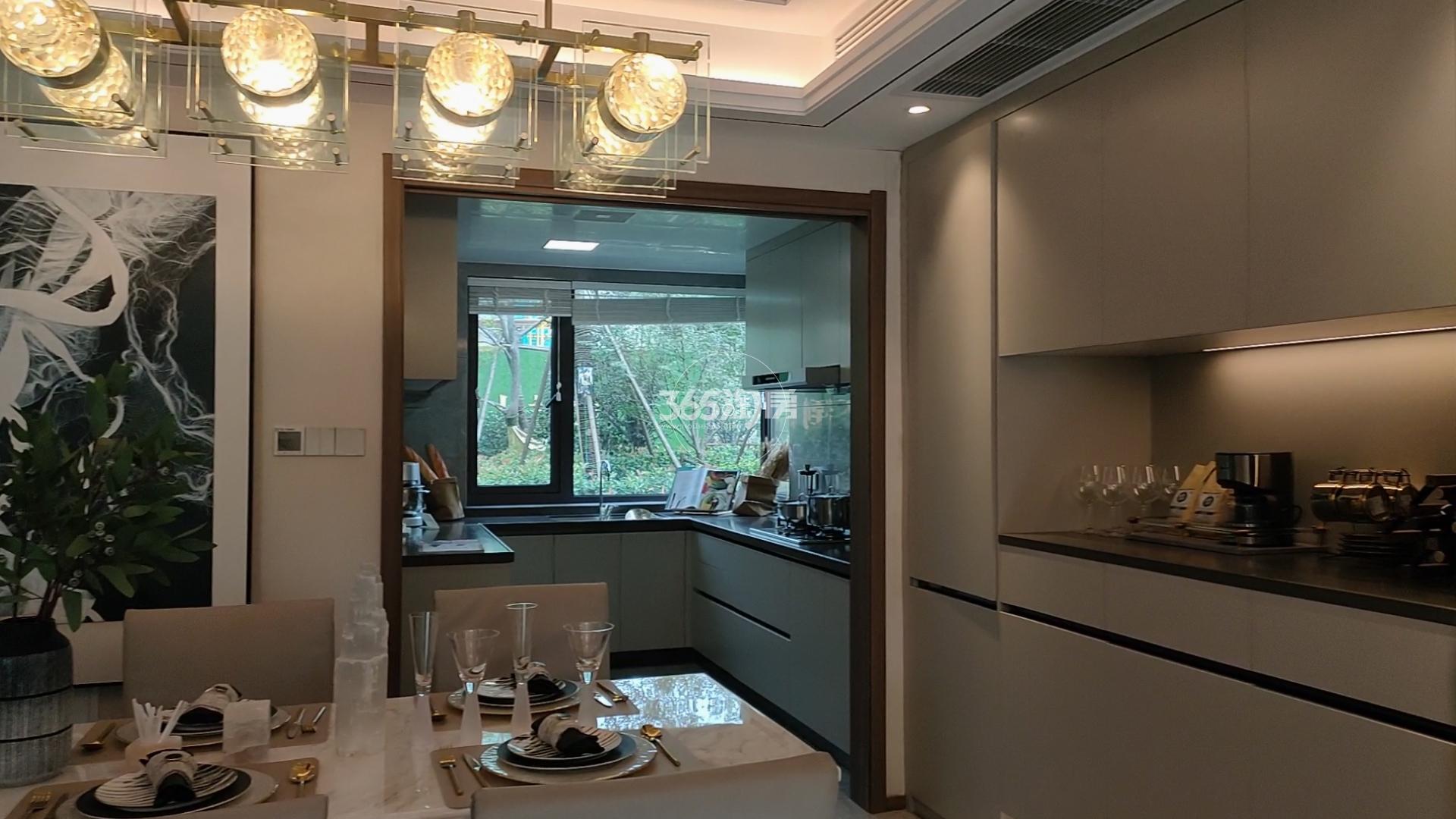 阳光城上林湖叠墅约140㎡样板房——厨房与餐厅