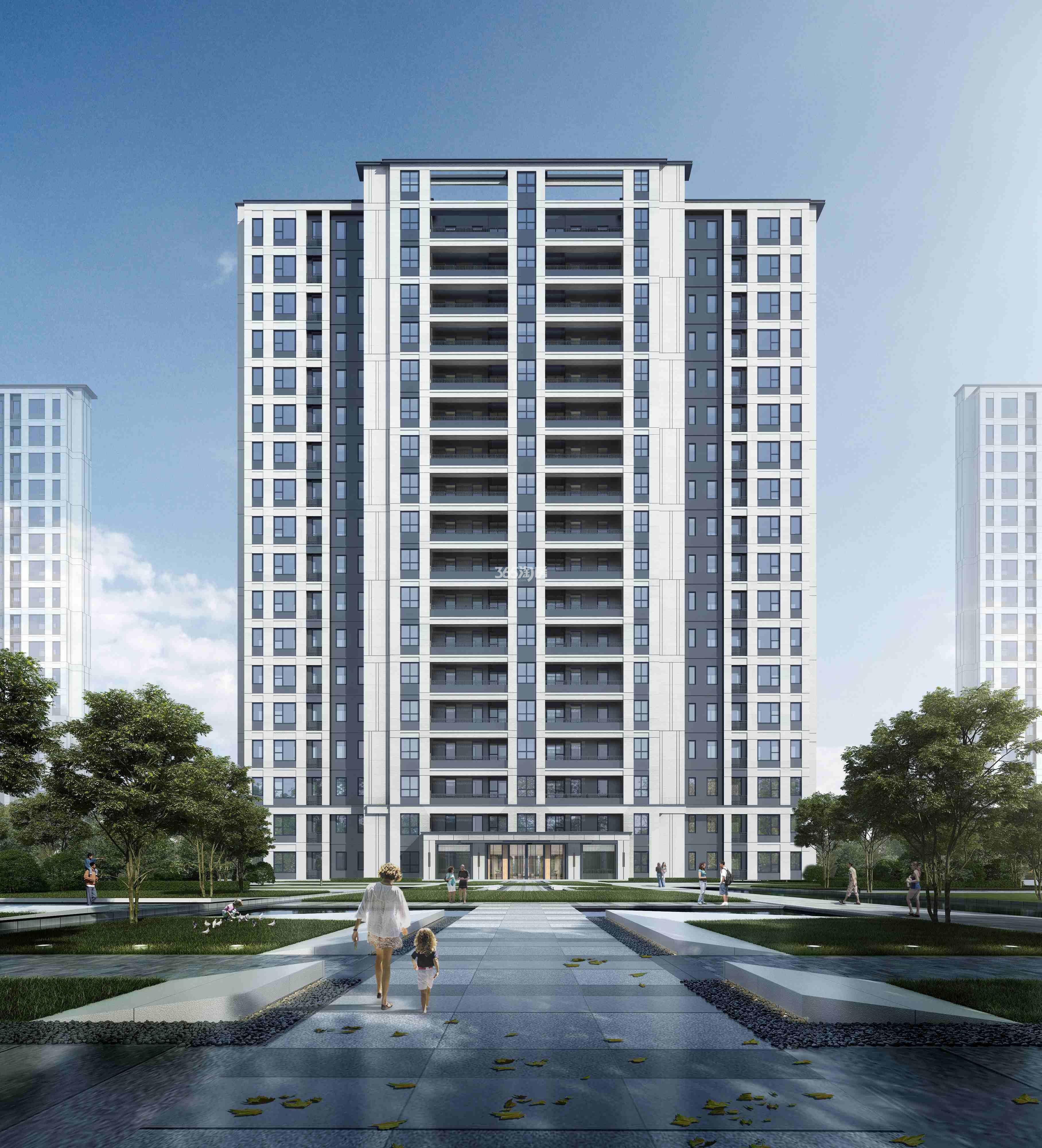 金地翡翠星辰建筑正面效果图2