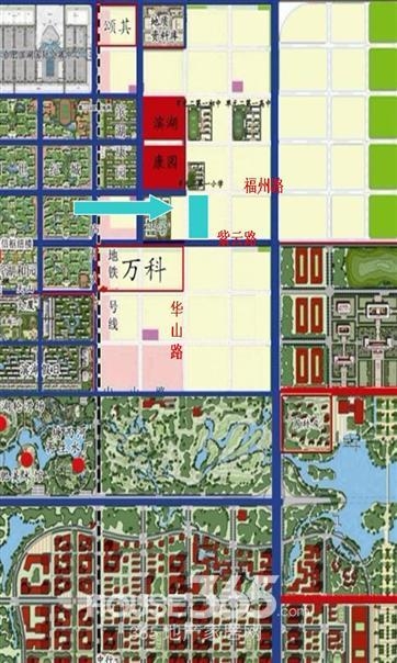 徽盐世纪广场区位图