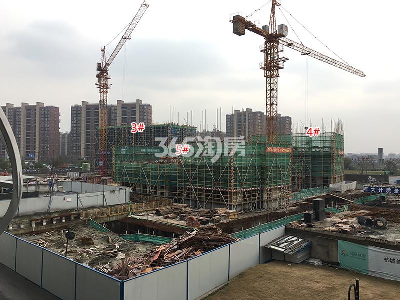 绿地艺尚府项目3、4、5号楼实景图（2019.1）