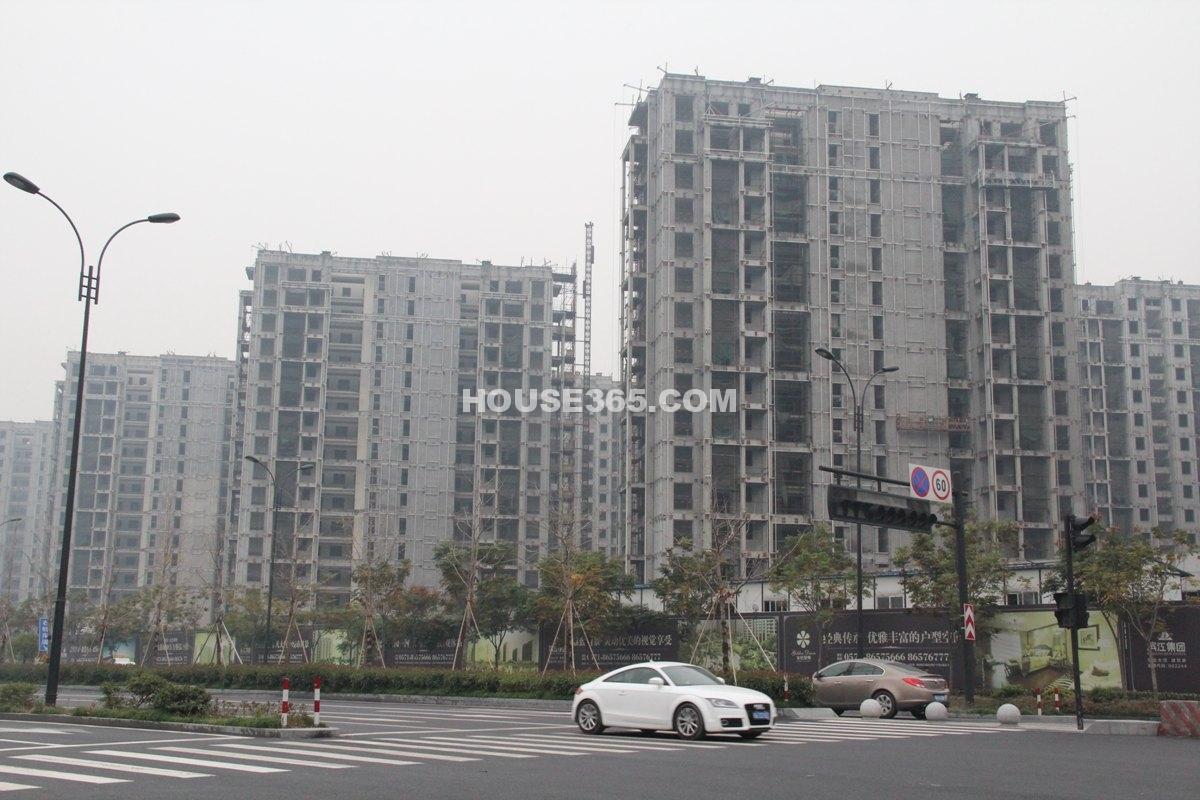 滨江金色黎明11月份施工图实景图