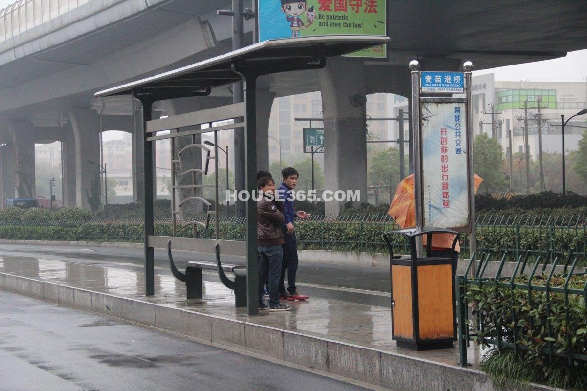 恒祺克拉公馆项目周边公交站点——麦苗港桥站