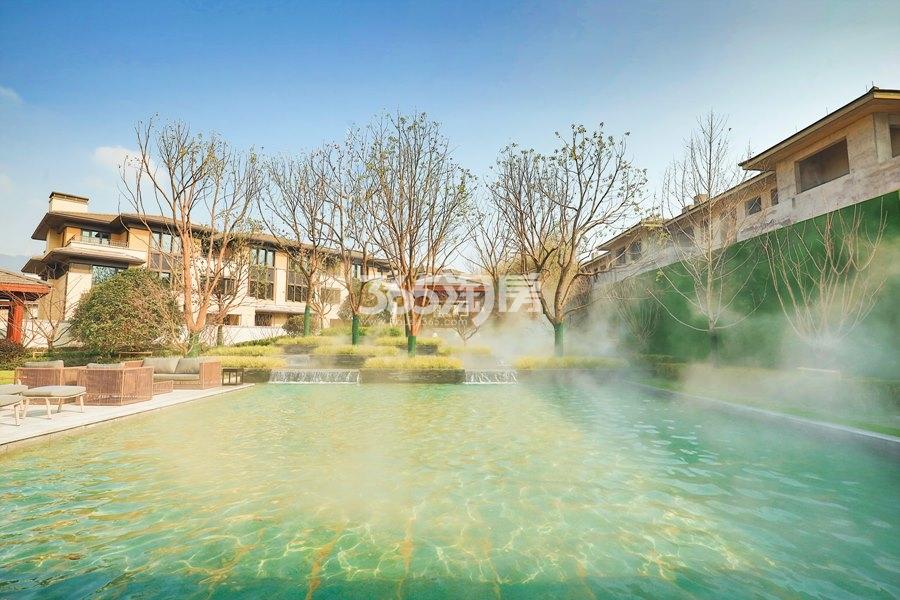 君望花苑售楼处外景实景图 2018年1月摄