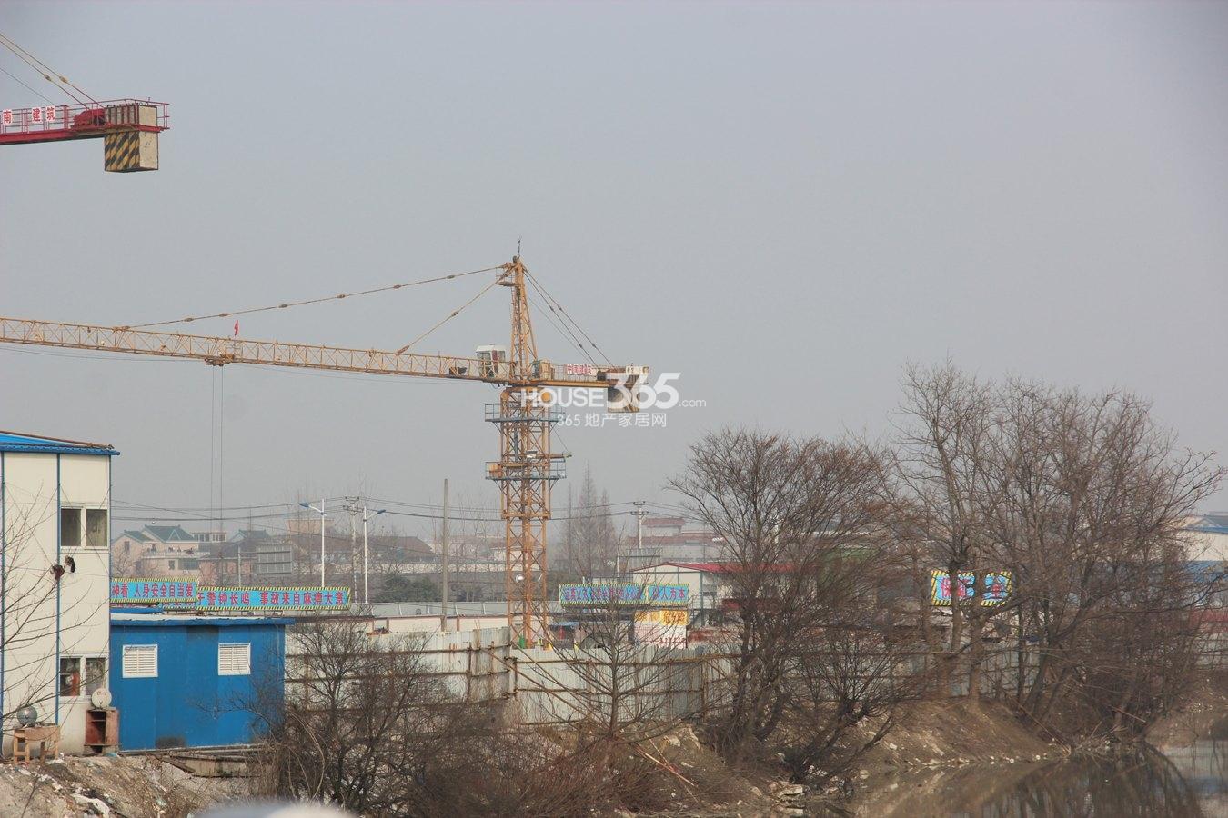 香山四季公馆项目现场 2013年1月份