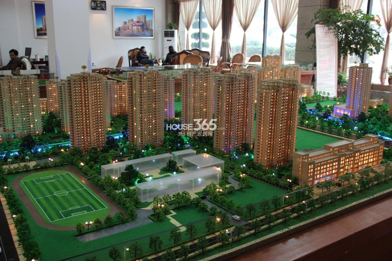 尚美名府沙盘实景图