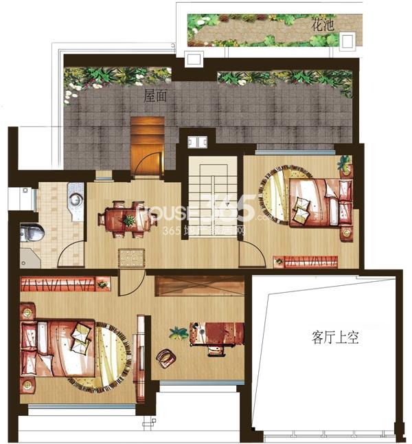 C1户型跃层上130方
