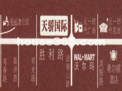天骄国际交通图