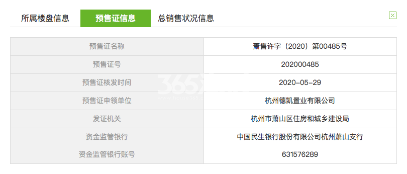 德信时光之宸16、21#预售证