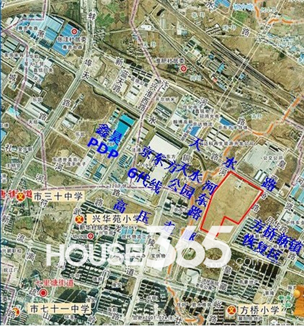 长虹世纪荣廷 鑫昊XZQTD148地块区位图
