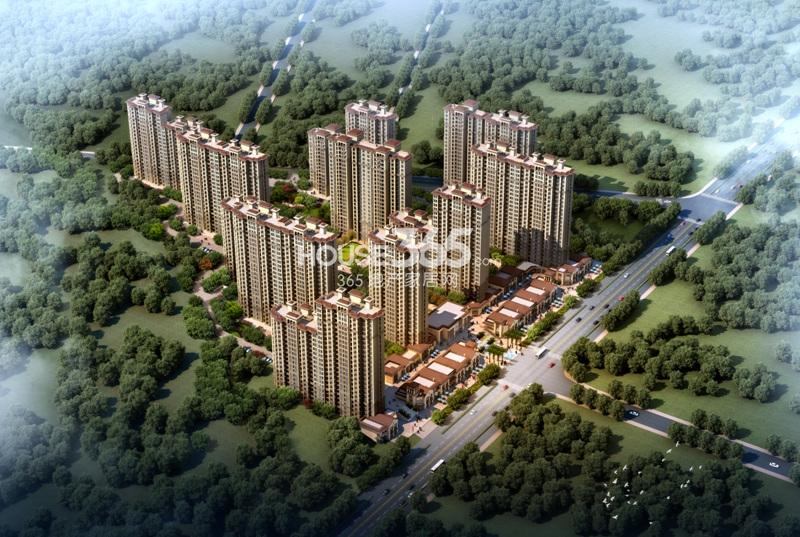 景瑞御蓝湾鸟瞰图