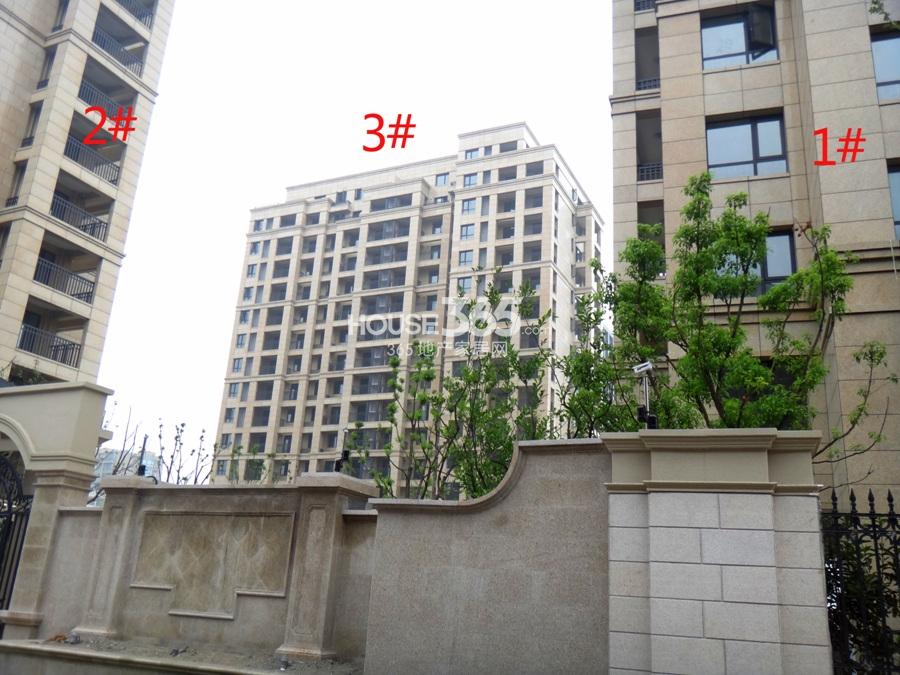 恒祺克拉公馆1、2、3号楼实景图 2013.9.11摄 