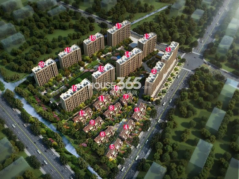 龙湖名景台楼栋分布图