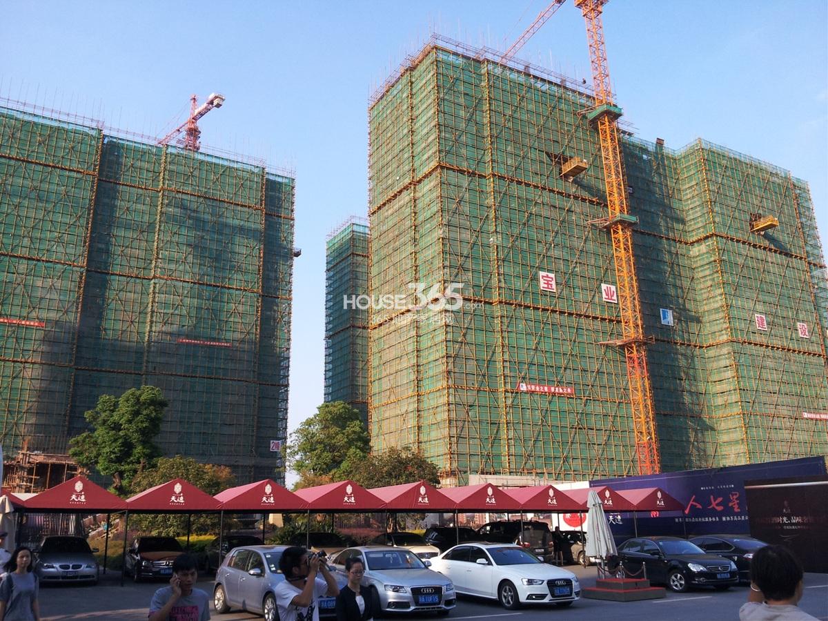 金地天逸现场实景图 2013.10.13摄