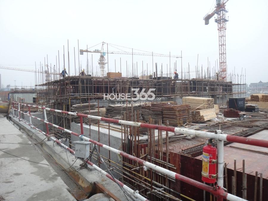 万科紫台施工现场实景图