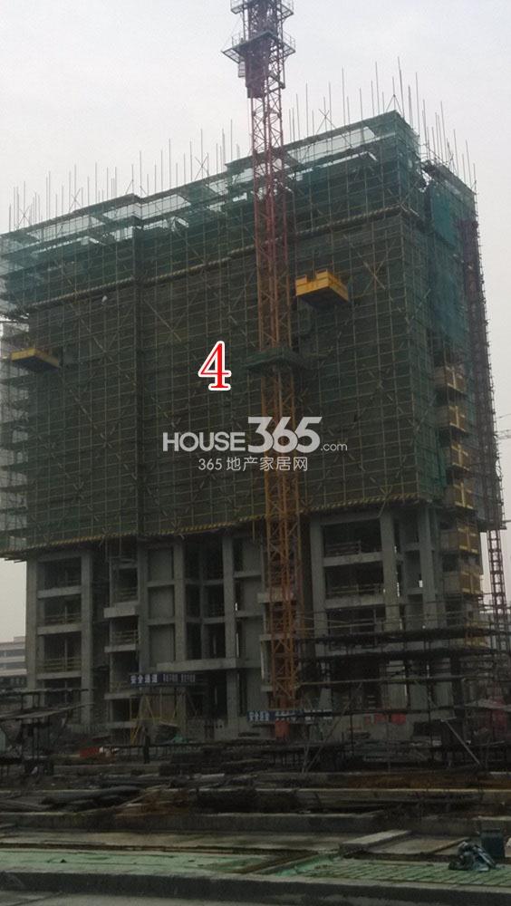 2013.11.13玲珑府项目工地实景图--4号楼