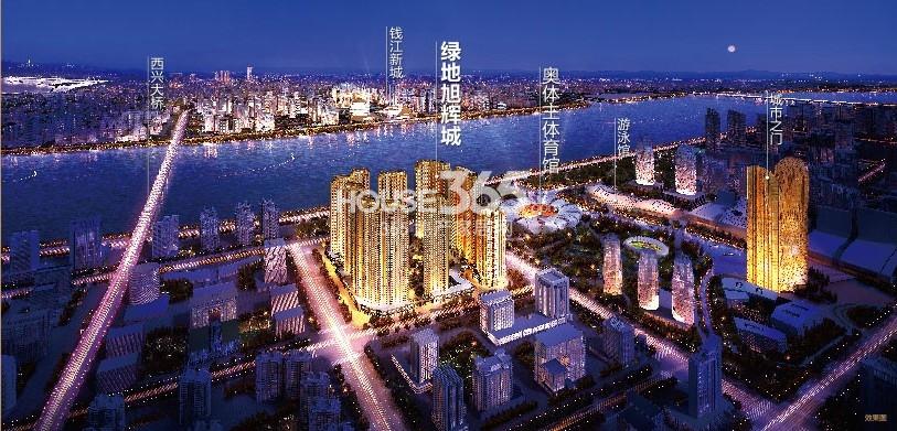 绿地旭辉城大区位效果图