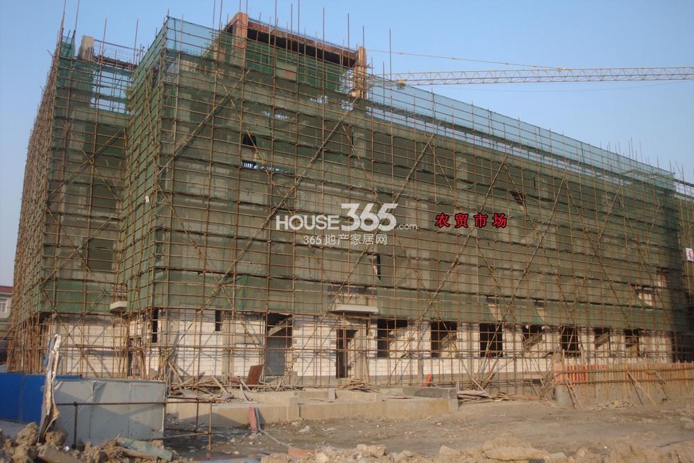 2013年12月中旬湖漫雅筑项目实景--农贸市场部分
