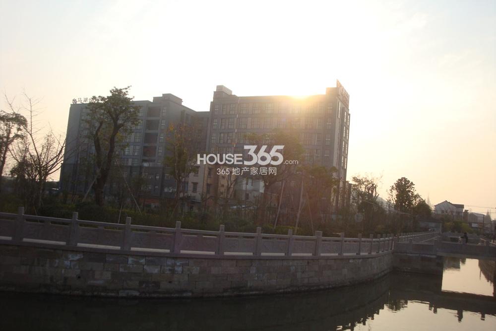2013年12月中旬湖漫雅筑项目实景--项目西面对面的白马湖公馆