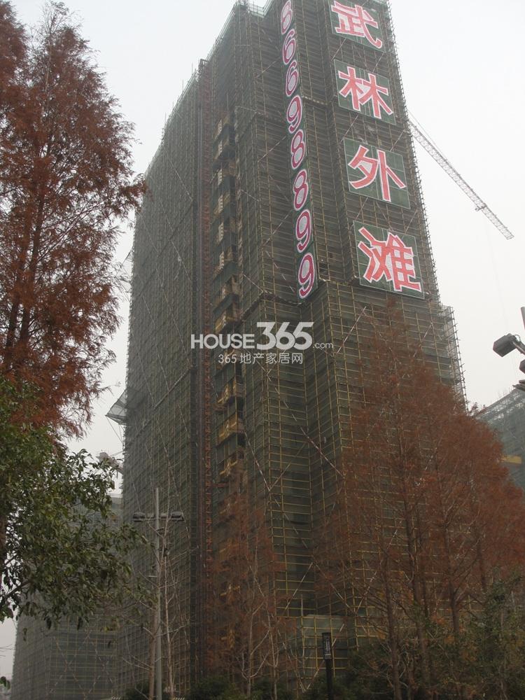2013年12月底武林外滩项目工地实景