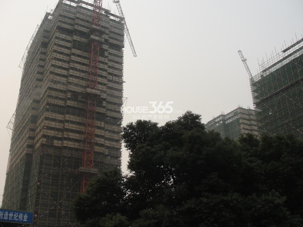 2013年12月底武林外滩项目工地实景