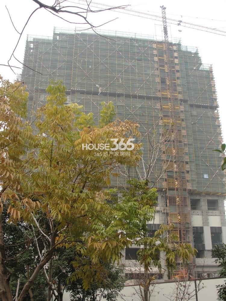 2013年12月底武林外滩项目工地实景--6号楼