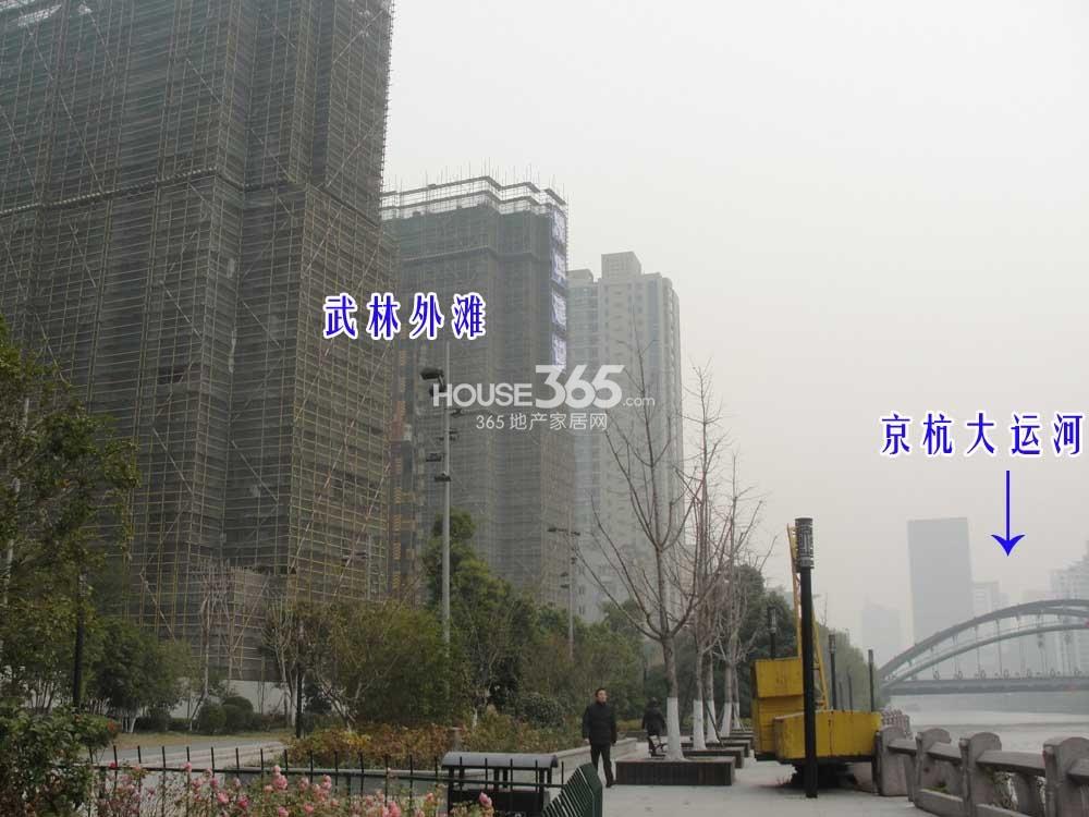 2013年12月底武林外滩项目工地实景