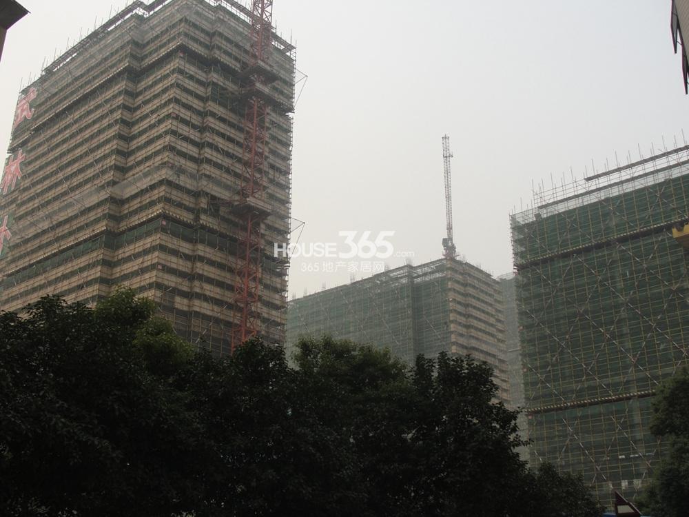 2013年12月底武林外滩项目工地实景