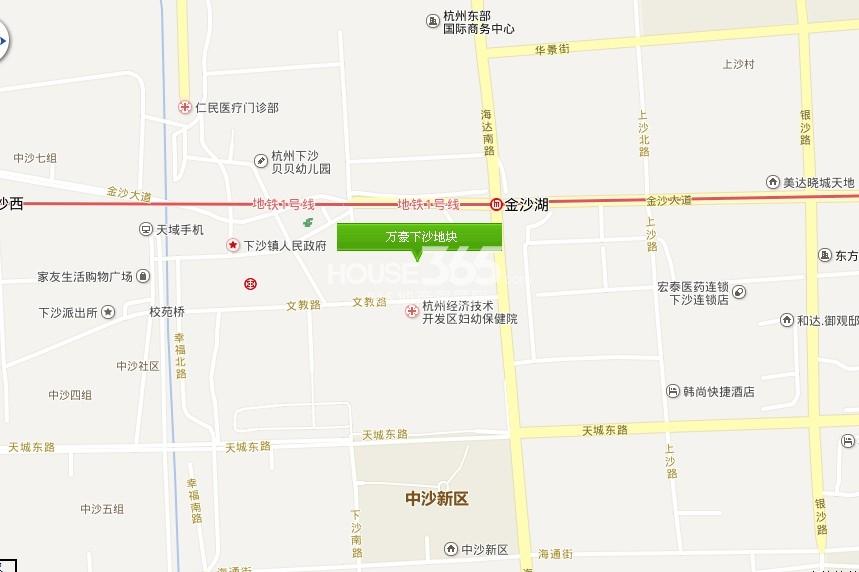 万豪下沙地块区位