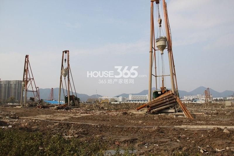 龙湖名景台二期施工实景图 （2014.2.11摄）
