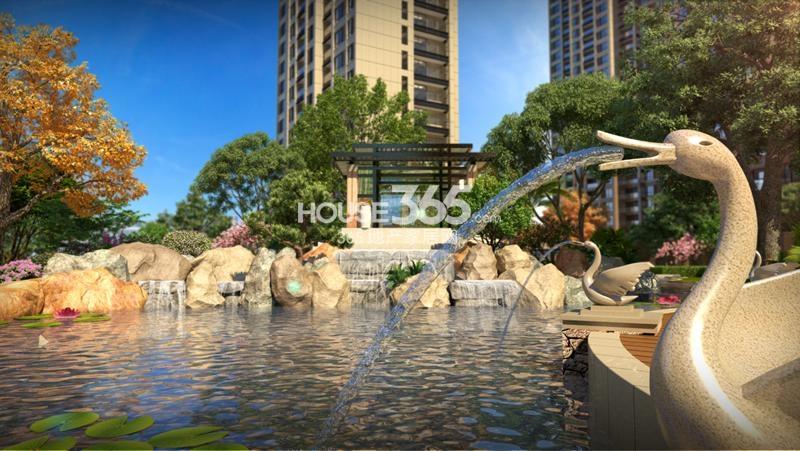上亿彩虹郡内部景观效果图