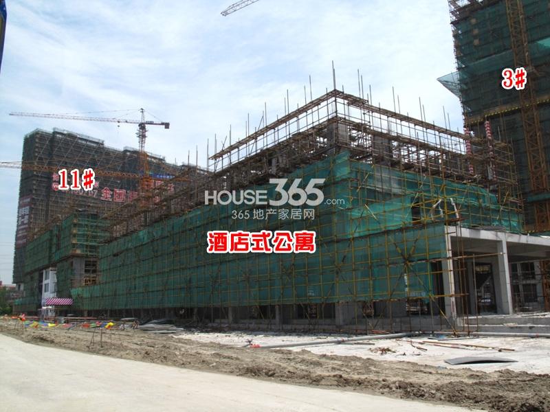 保亿风景晨园住宅、酒店式公寓施工进程（2014.5）