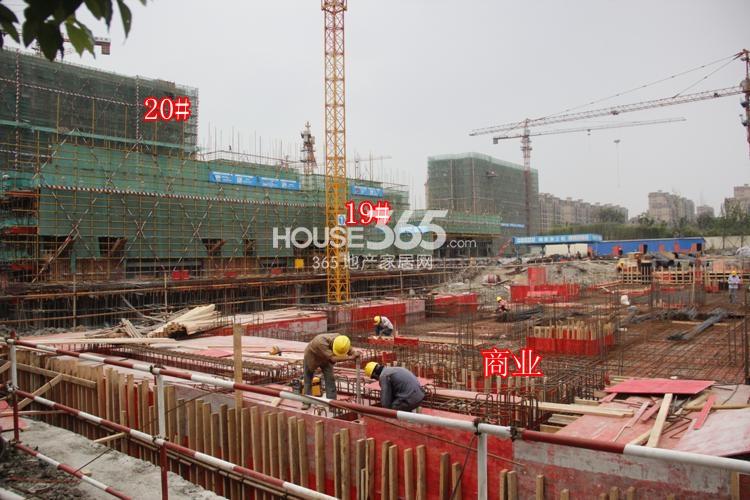 富力西溪悦居19、20号楼6月进度 2014.6
