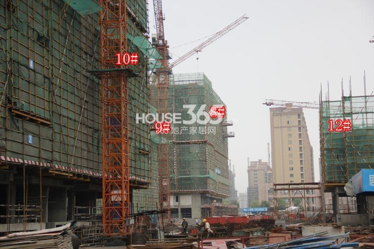 富力西溪悦居8、9、10、12号楼6月进度 2014.6