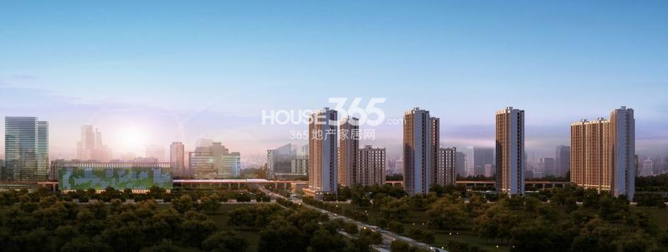 保亿风景晨园项目整体远眺图
