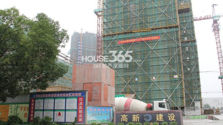 2014年6月份银杏汇项目工地实景