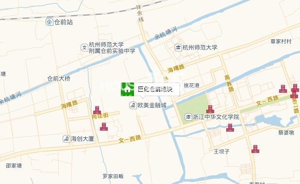 巨化景兴华都交通图