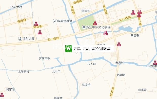 井能、合源、源和仓前地块交通图