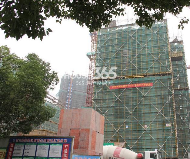2014年6月份银杏汇项目现场施工实景
