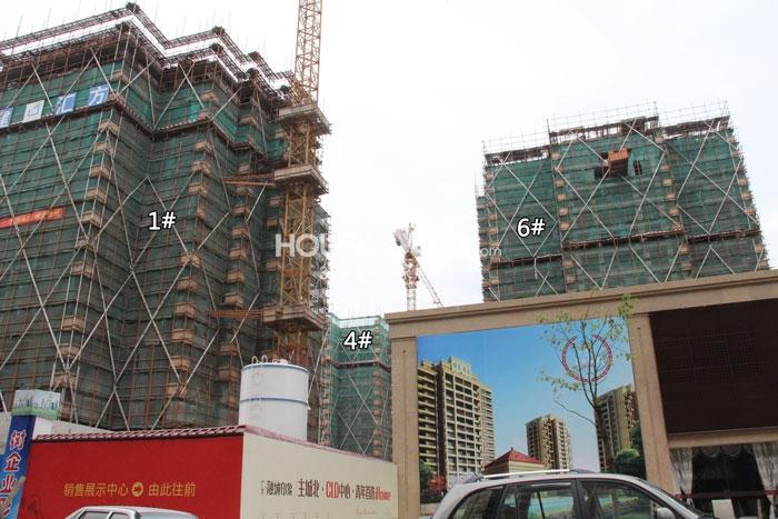 广大融城印象1、4、6号楼施工实景图 2014年5月摄