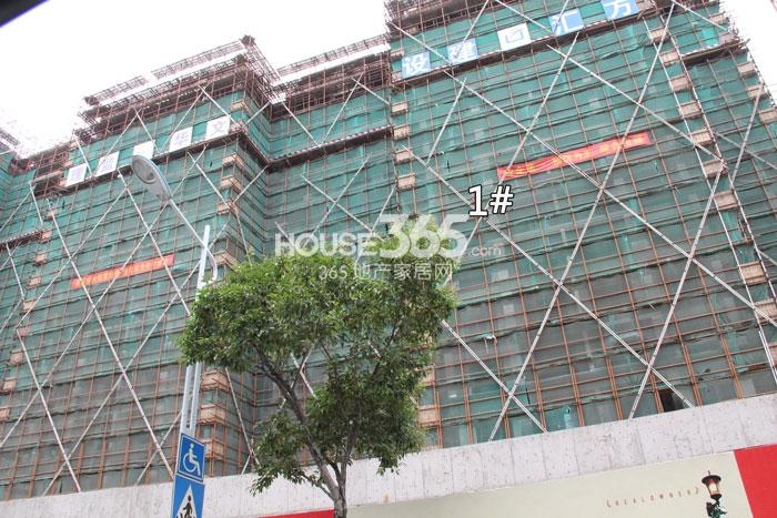 广大融城印象1号楼施工实景图 2014年5月摄