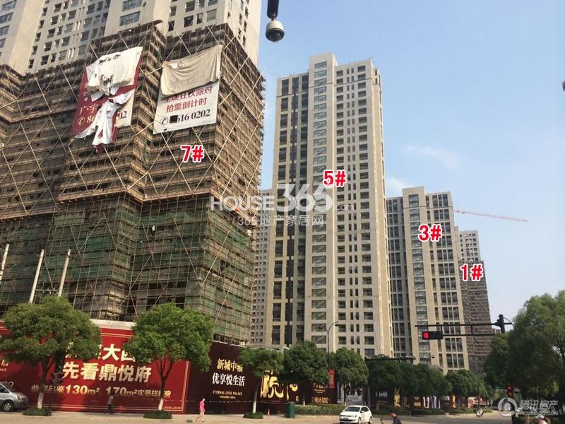 广宇鼎悦府1、3、5、7号楼施工进程（2014、6）