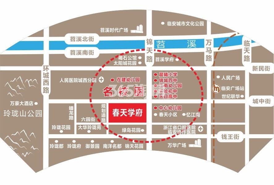 春天学府周边教育资源分布