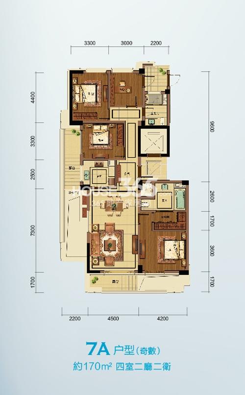 绿城玉园户型图