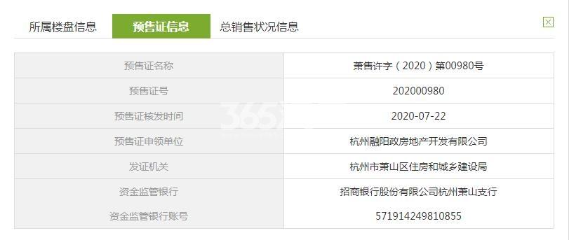 融创森与海18、19、25、26#预售证