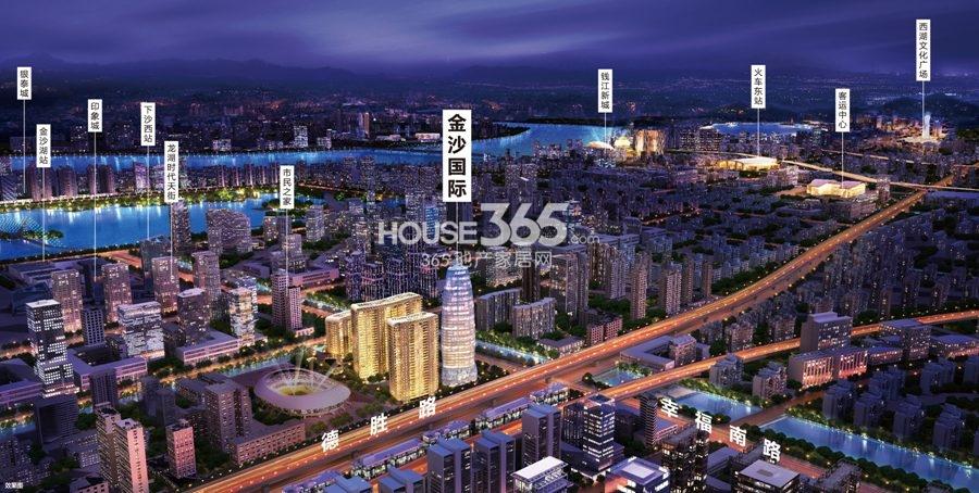 GEC金沙国际鸟瞰图