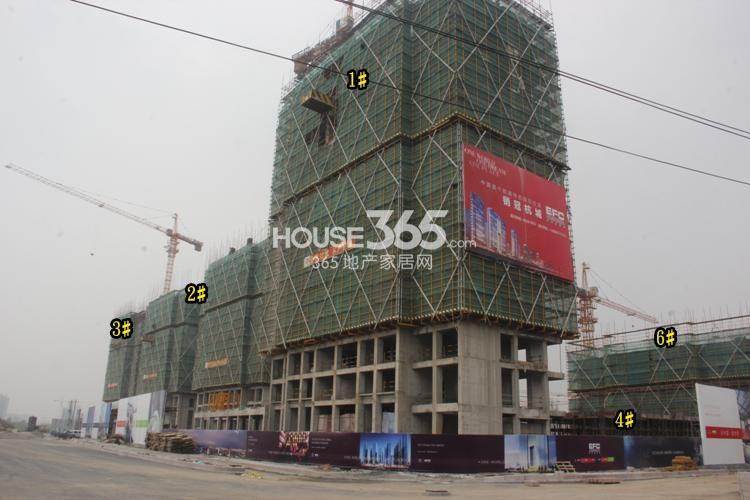 欧美金融城(EFC)1、2、3、4、6号楼进度 2014.9.25