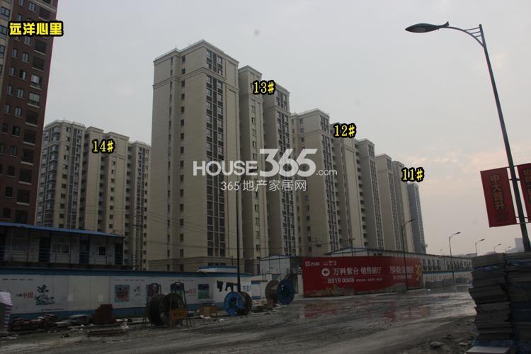 万科紫台11、12、13、14号楼实景图 2014年9月摄