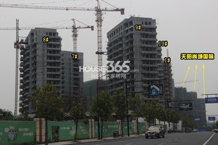 信宇锦润公寓1、7—10号楼施工实景图 2014年9月摄