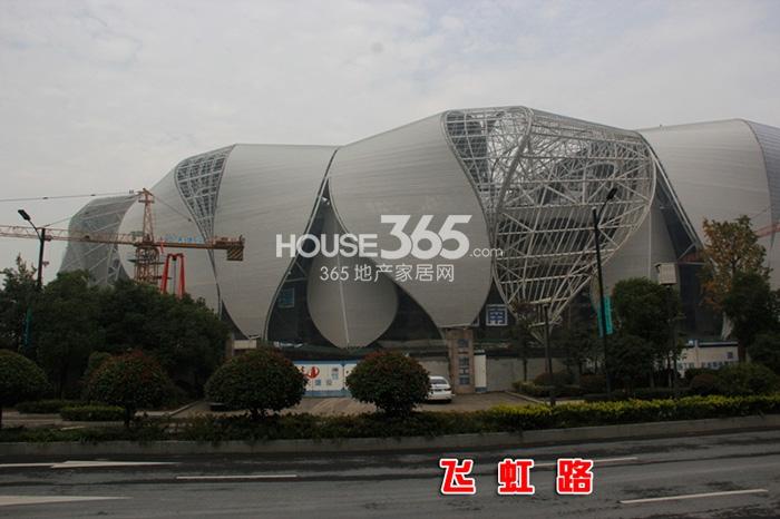 2014年11月莱蒙水榭春天项目周边奥体博览城实景