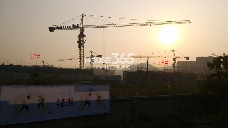 中天之江诚品项目17、18号楼施工进程（2014.11）